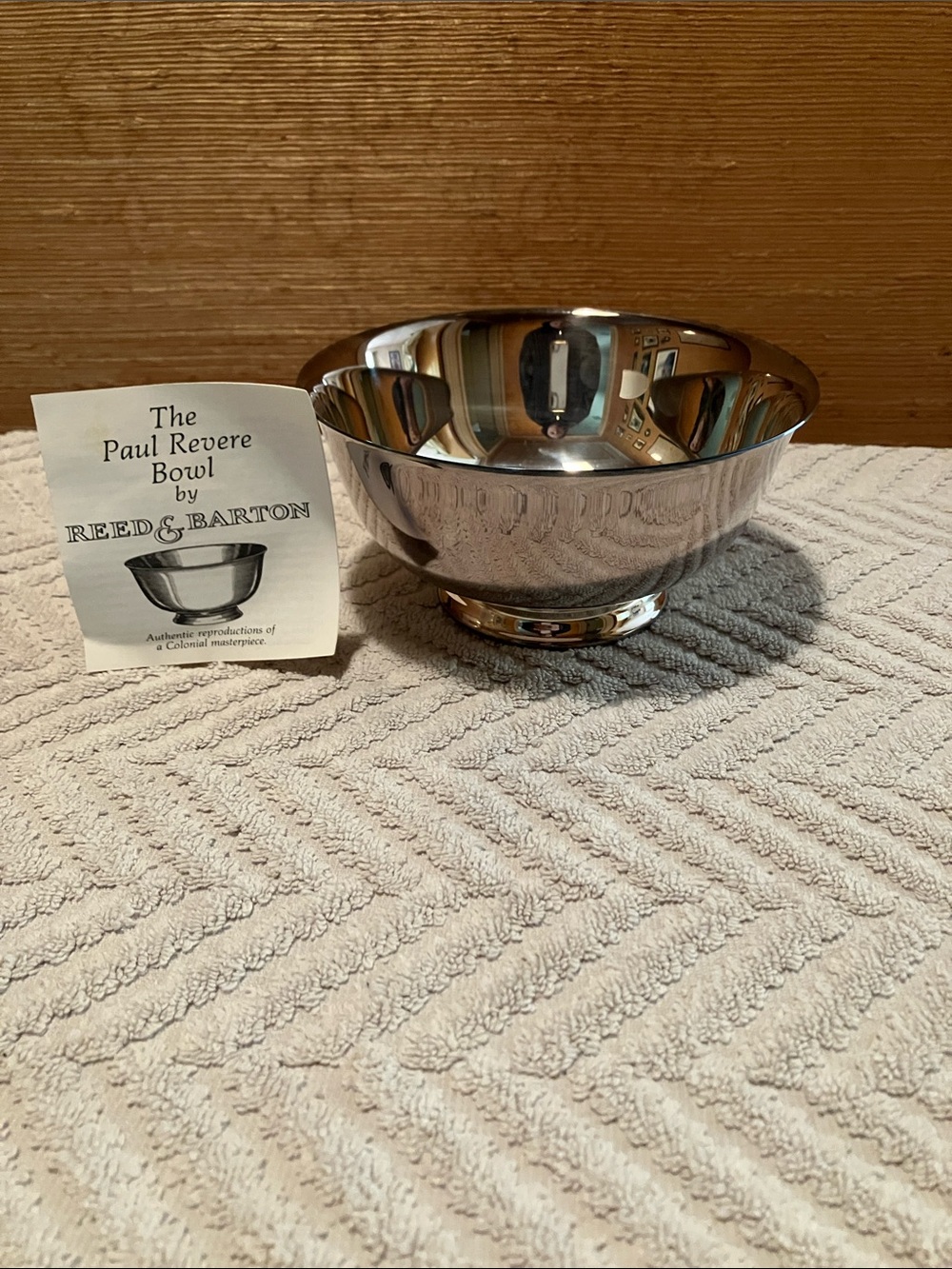 Reed & Barton Polished Silver-PlatedPaul Revere Bowl